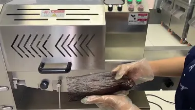 Машина для нарезки готового мяса, DRB-150